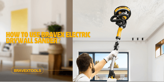 How To Use Bravex Electric Drywall Sander?