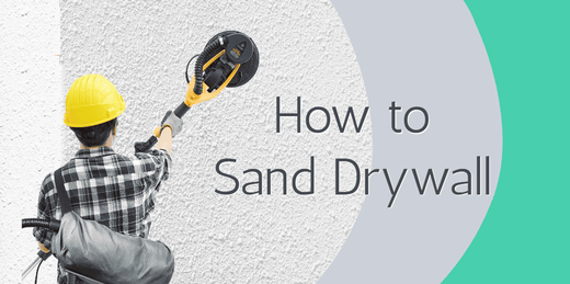 how to sand drywall