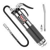 Bravex Grease Guns with 18inch Hose Pistol Grip Grease Gun 6000 PSI