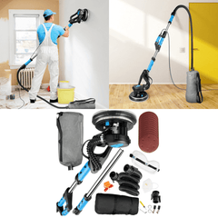 Drywall Sander with Vacuum Electric Sander Floor Sander 500-1800Rpm
