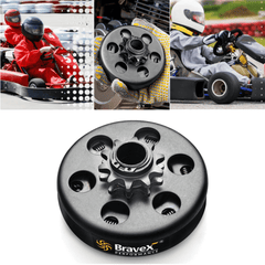 Bravex Centrifugal Clutch Go Kart Clutch 3/4" Bore 10 Tooth For Kart Mini Bike