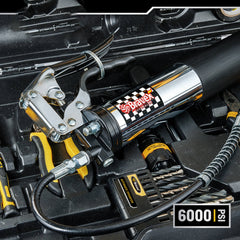 Bravex Grease Guns with 18inch Hose Pistol Grip Grease Gun 6000 PSI