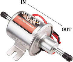 Bravex 2.5-4 Psi Electric Fuel Pump Universal Inline 12V Low-Pressure For Car