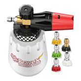 Bravex Foam Cannon Foam Gun Car Wash Home Cleaning for Pressure Washer 1 Liter