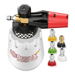Bravex Foam Cannon Foam Gun Car Wash Home Cleaning for Pressure Washer 1 Liter