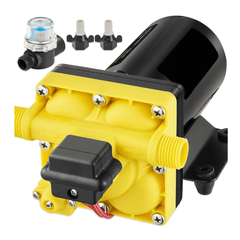 6Gpm Water Pump in RV 12V Waterpump 70Psi for Camper RV Pump