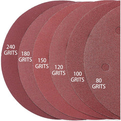 24 Pcs Sanding Discs Sander Paper for Drywall Sander 6-Hole