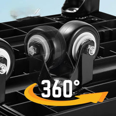 Folding Hand Truck Dolly Cart Luggage Cart for Moving Travel Shopping 440lb