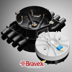Bravex Ignition Distributor Cap and Rotor Kit Brass Terminals 5.0L 5.7L