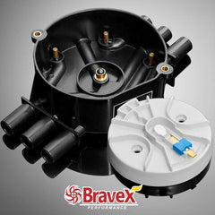 Bravex Ignition Distributor Cap and Rotor Kit 4.3L V6 Brass Terminals