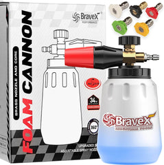 Bravex Foam Cannon Foam Gun Car Wash Home Cleaning for Pressure Washer 1 Liter