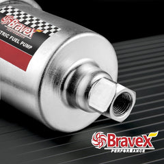 Bravex 5-9 Psi Electric Fuel Pump Universal 12V with Installation Kit E8012S