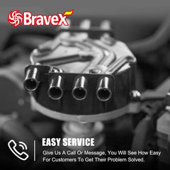 Bravex Ignition Distributor Cap and Rotor Kit 4.3L V6 Brass Terminals