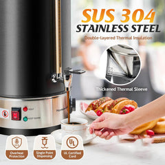 Coffee Urn 100 Cup Coffee Maker Commercial Coffee Urn 15L