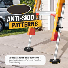 Adjustable Ladder Leveler Extension Ladder Stabilizer Feet Levelers for Stairs