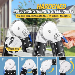 Step Ladder Extensionladder Folding Tall Aluminum 20 Ft Step Ladder