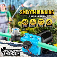 Bomba de agua para vehículos recreativos 12 CC 5,2 GPM