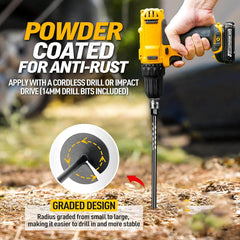 8Pcs Ground Anchors 1000lbs Earth Anchors for Tents Canopies Sheds 18inch