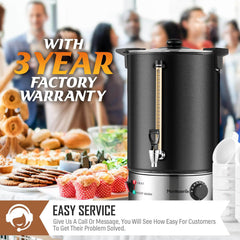 Coffee Urn 100 Cup Coffee Maker Commercial Coffee Urn 15L