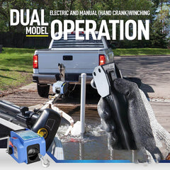 Bravex Electric Winch 6000 lbs Boat Trailer Winch Portable Winches
