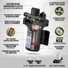 (Actualizado) Bomba de agua dulce RV 6.5 GPM