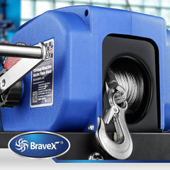 Bravex Electric Winch 6000 lbs Boat Trailer Winch Portable Winches