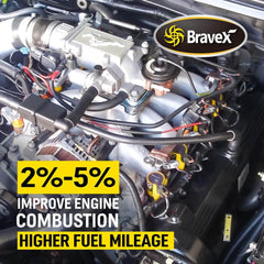 Bravex Ignition Coil 8Pack for Ford Lincoln Mercury Curved Boot Yellow