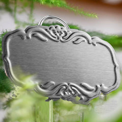 Metal Plant Labels for Garden 25 Pack DIY Plant Markers Waterproof Black