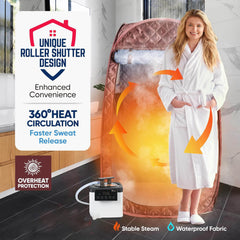 Home Saunas 2.6L Portable Personal Steam Saunas Sauna Rooms
