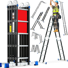 Step Ladder Extensionladder Folding Tall Aluminum 20 Ft Step Ladder