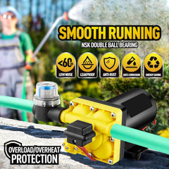 6Gpm Water Pump in RV 12V Waterpump 70Psi for Camper RV Pump