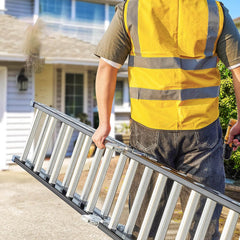 Step Ladder Extensionladder Folding Tall Aluminum 20 Ft Step Ladder