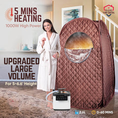 Home Saunas 2.6L Portable Personal Steam Saunas Sauna Rooms