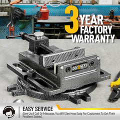 Prensa de taladro con tornillo de banco de 4,25"