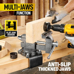 Bench Vise 4.5inch Tools Vice Table Vice Clamping Woodworkers Vise