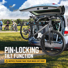 4 Bike Hitch Mount Bike Racks 180 lbs Storage Outdoor for Pickup Truck Beds Car