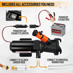 Bomba maceradora portátil RV de 12 V