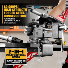 6Inch Bench Vises Tools Vice for Workbench Table Vise for Woodworking DIY Job