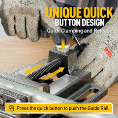 Prensa de taladro con tornillo de banco de 4,25"