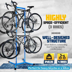 Bike Rack 4 Bikes Bicycle Carrier Bike Storage Rack Garage