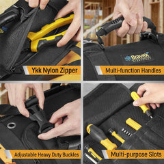 Organizador de bolsas con ruedas para herramientas Tejido balístico 1200D