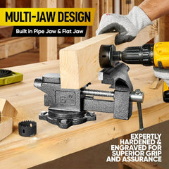 6Inch Bench Vises Tools Vice for Workbench Table Vise for Woodworking DIY Job