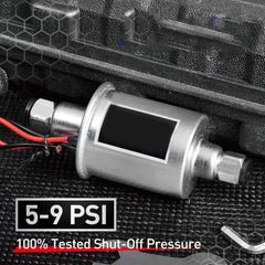 5-9 Psi Inline Electric Fuel Pump 12V Universal Low Pressure For Gas Diesel