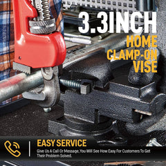 Tornillo de Banco de Doble Propósito de 3.3"