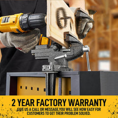 3.2inch Bench Vise Tabletop Vice Clamping Vice Woodworkers Vise for DIY