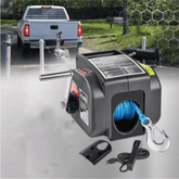 Electric Winch For Trailer Boat Portable Winch Reversible 6000 lbs 12V DC
