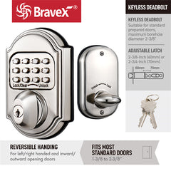 Heavy Duty Commercial Door Locks Mechanical Keyless Entry Door Lock