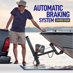 Electric Winch For Trailer Boat Portable Winch Reversible 6000 lbs 12V DC