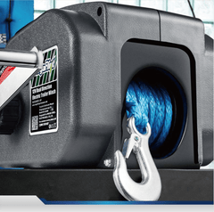 Electric Winch For Trailer Boat Portable Winch Reversible 6000 lbs 12V DC
