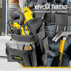 Tirantes para cinturones de herramientas antidesgaste de 20 bolsillos